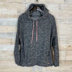 Lukka Hoodie Gray Space Dye Pockets Small